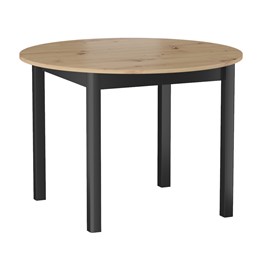 Stół Rozkładany ST5-FX (102-144)x102 Dąb Artisan/Czarny