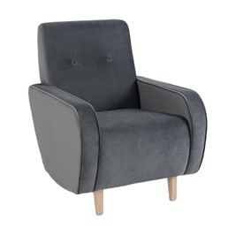 Fotel PANDA Szary Beż/Naturalny