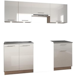 Kuchnia Zestaw MARIJA 200 Dąb Sonoma/Biały Połysk
