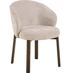 Krzesło DARLENE Wood Beżowy Juto 4