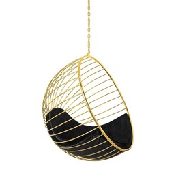 Fotel Wiszący GABBIA Złoty