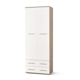 Regał LIMA REG2 Dąb Sonoma/Biały