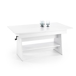 Ławostół Rozkładany ERIKA (120-160)x70 cm Biały