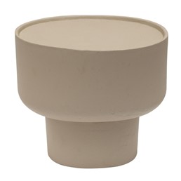 Stolik Kawowy ALLIGATOR OV Fi43x32cm Beżowy