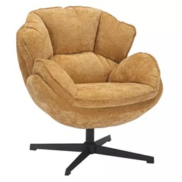 Fotel BETTY Curry/Czarny