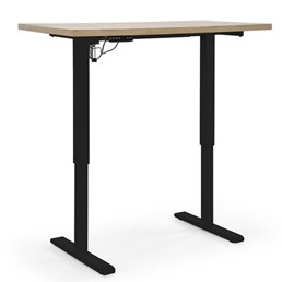 Biurko B54 z Funkcją Regulacji Wysokości Dąb Artisan/Czarny