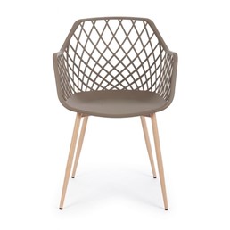 Krzesło OPTIK Brązowy