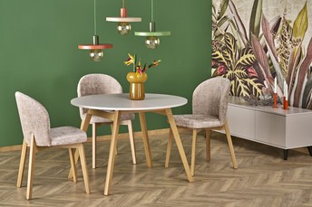 Stół Rozkładany RUBEN (102-142)x102 Kaszmir/Naturalny