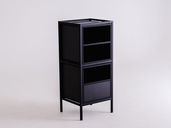 Regał SKAP BLACK 1R2 MIX Czarny