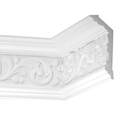 Listwa Gzymsowa Zdobiona LGZ-08 240 cm Biały