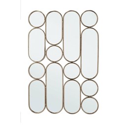 Lustro Ścienne HANIMA Złoty