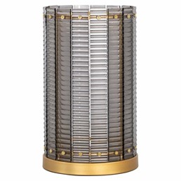 Świecznik DAYLIN L Czarny/Złoty