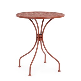 Stolik Ogrodowy LIZETTE Fi60cm Czerwony