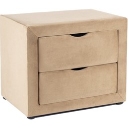 Szafka Nocna ET-002 Velvet Beżowy Bluvel 28