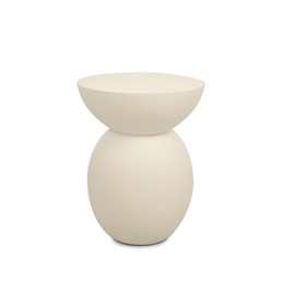 Stolik ARENE Fi38,5cm Beżowy