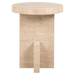 Stolik BILTMORE Fi44,5cm Beżowy