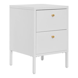 Szafka Nocna DALBY 40cm z Szufladami Biały