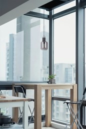 Lampa Wisząca DENIS K-5260 Czarny/Grafitowy