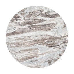 Stolik OBEROY Fi80cm Brązowy