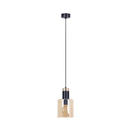 Lampa Wisząca ALTO K-5255 Czarny/Złoty/Bursztynowy