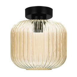 Lampa Sufitowa CLARK K-5652 Bursztynowy/Czarny