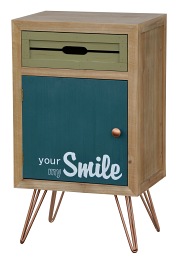 Szafka Nocna Portofino 007 30x40x70 Brązowy