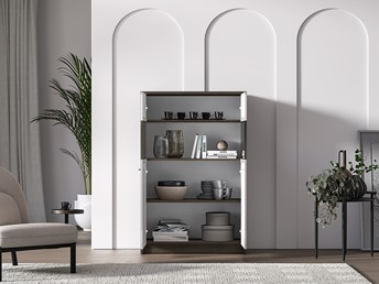 Witryna AVANTE 03 Cashmere/Czarny