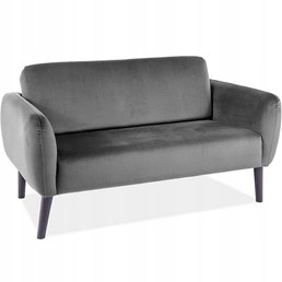 Sofa ELSA Velvet Wenge/Szary Bluvel 14