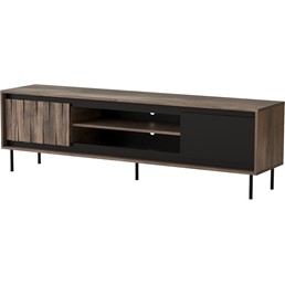 Szafka RTV SWING RTV-1 Orzech/Czarny