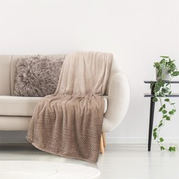 Koc HONEY 150x220cm Beżowy