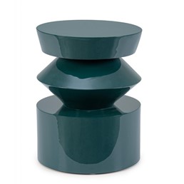 Stolik Kawowy OTILIA CONTOUR Fi39,5cm Zielony