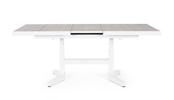 Stół Rozkładany Ogrodowy ROBERT (183-143)x75 cm Biały