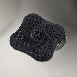 Silikonowe Sitko do Umywalki Czarny