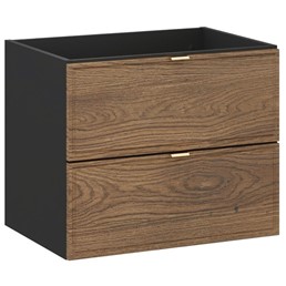 Szafka pod Umywalkę TALIA Czarny Mat/Dąb Casella