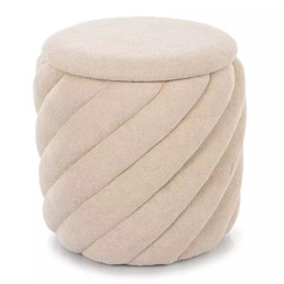 Puf PELARO Beżowy