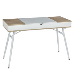 Biurko B16-FX Dąb Sonoma/Biały