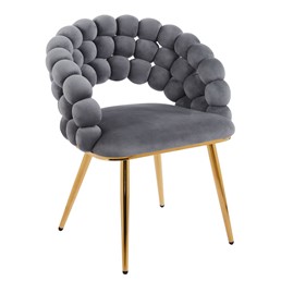 Krzesło Velvet K20-FX (G) Szary