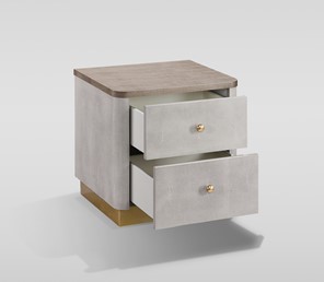 Szafka Nocna STILIG ST891 Beżowy/Szary