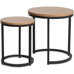 Ława HOLA Czarny/Dąb