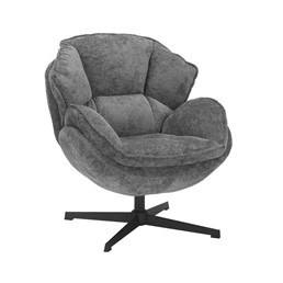 Fotel BETTY Szary/Czarny