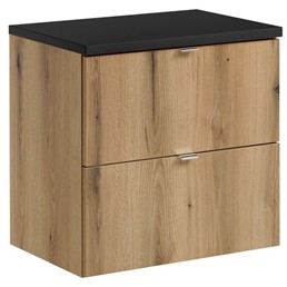 Zestaw Meblowy NOVA 60cm Czarny Mat/Dąb Coast Evoke