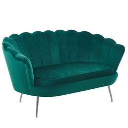 Sofa SF1-FX Zielony/Chrom