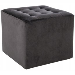 Puf LORI Velvet Czarny Bluvel 19