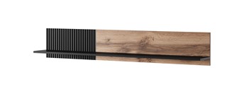 Półka Wisząca RANDOM P-1 Dąb Wotan/Czarny