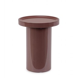 Stolik Kawowy OTILIA Fi40cm Czerwony