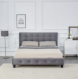 Łóżko Tapicerowane LT4-FX 160x200 Szary