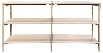 Regał Niski Braidwood 30x169x88 Dąb Bielony