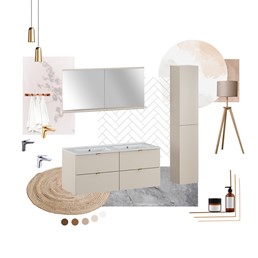 Blat Łazienkowy DALIA 60cm Kaszmirowy Mat